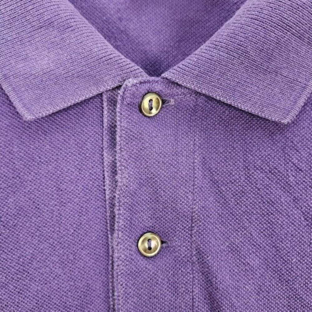 Lacoste Polo Mens US Size XXXXL 4XL Purple FR Sz 9 Classic Fit Short Sleeve Golf - Picture 9 of 10